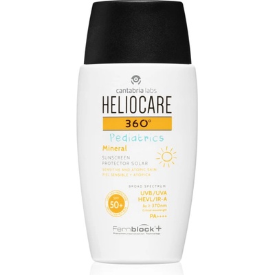 Heliocare 360° Pediatrics слънцезащитен минерален крем-флуид SPF 50+ 50ml