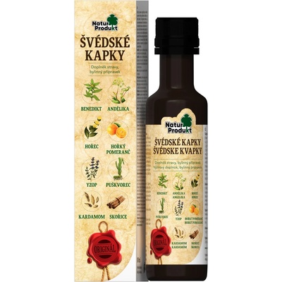 Naturprodukt Švédské kapky 100 ml