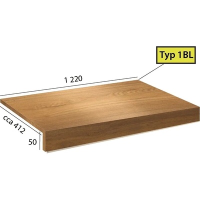 Karndean International Ecoline Step - 1 BL schod bez nosu 9552 Dub medový