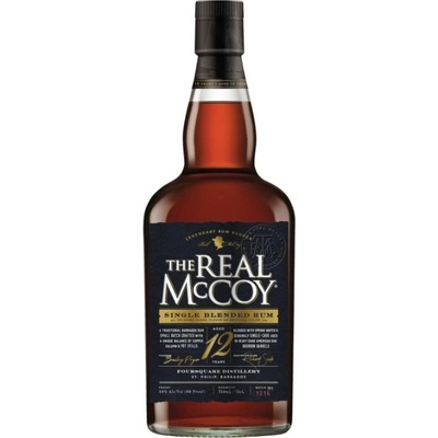 The Real McCoy Single Blended Rum 12y 46% 0,7 l (holá láhev)