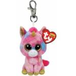 Ty Ty Beanie Boo - Fantasia Multicolor Unicorn Plush Toy Key-clip Random 8.5cm (1607-36619)