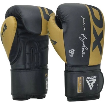 Image 1 of RDX Боксови Ръкавици RDX F4 Black/Gold - 10 oz
