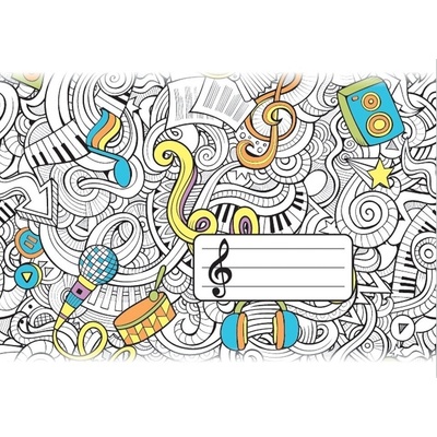 Daffer A5 Music Notebook Нотна тетрадка (S90022-77464730)