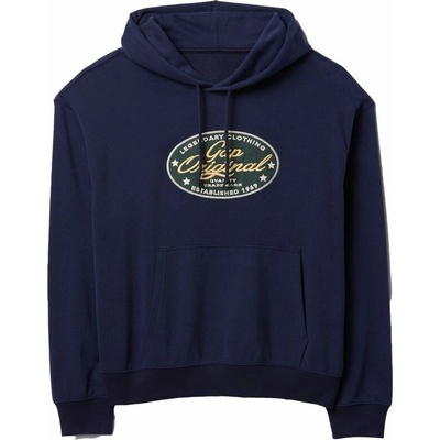 GAP Oversize mikina s logem Americana tmavě modrá