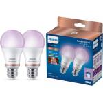Philips Комплект от 2 бр. димируеми LED RGB крушки Philips SMART A60 E27/12, 5W/230V 2200-6500K (P7685)