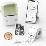 NIIMBOT Принтер за етикети B2 PRO, 1AC9645281A зелен + ролка етикети 230 бр (1AC9645281A)
