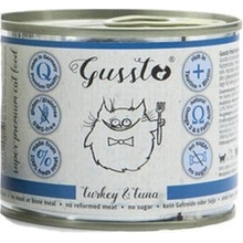 GUSSTO Cat Fresh Turkey & Tuna čestvé morčacie s tuniakom 200 g
