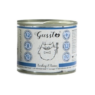 GUSSTO Cat Fresh Turkey & Tuna čestvé morčacie s tuniakom 200 g