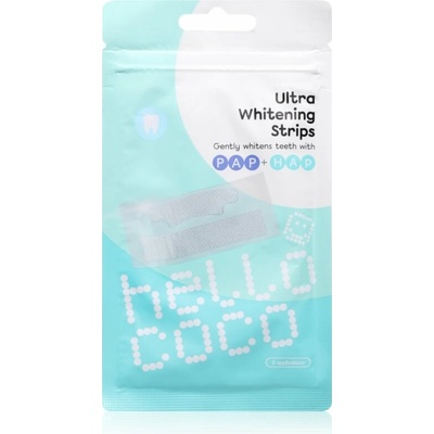 hello coco Ultra Whitening Strips bělicí pásky 5 ks