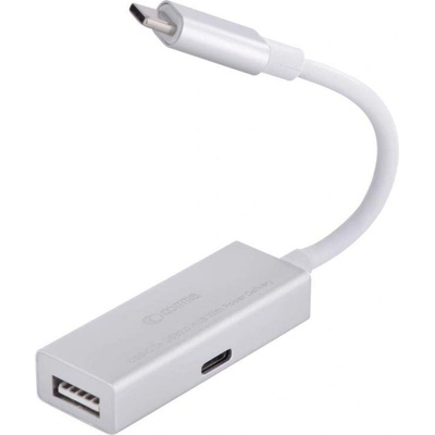 Comma iWay USB-C Hub with Power Delivery - USB-C хъб (разклонител) от USB-C към USB 3.0 и USB-C и отделен USB-C към USB-A преходник