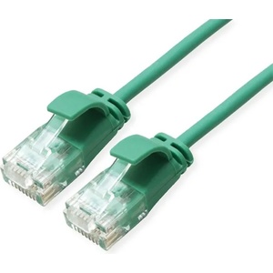 Roline Patch кабел UTP CAT6a LSOH, тънък, ултра гъвкав, кабел за центрове за данни, 3 м, зелен 21.15. 3936-50 (21.15.3936-50)