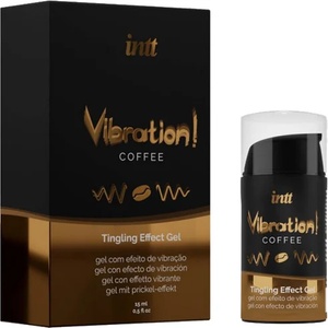 Intt Cosmetics Течен вибратор "intt coffee" 15 мл Изтръпващо пулсиращ и загряващ ефект
