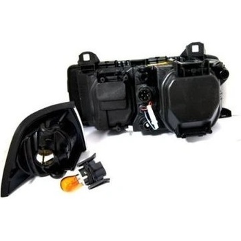 Depo Кристални фарове за BMW E36 Angel Eyes (1991-2000) 2d coupe - черни