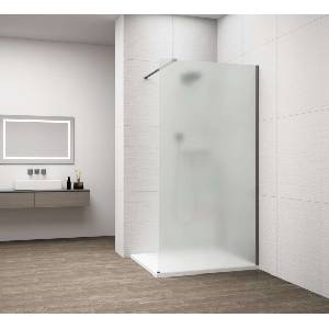 POLYSAN Esca - Душ стена Walk-In 120x210 см, Antidrop, матирано стъкло/gun metal ES1112-11 (ES1112-11)