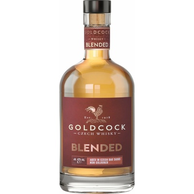 Goldcock Blended 42% 0,7 l (čistá fľaša)