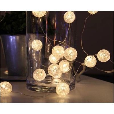 Eglo Eglo 411068 - LED Vianočná reťaz DEW DROP 15xLED/3xAA 1,4m EG411068