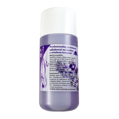 Divine cosmetics RA125 odlakovač na nechty s acetónom Levanduľa 125 ml