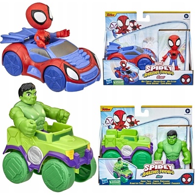 Marvel Figurka s vozidlem Spidey a super-kamarádi, Spidey Web Crawler Hulk