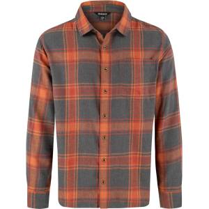 Sherpa Мъжка риза с копчета Sherpa Batsa Eco L/S Shirt - Clay Red Plaid (033-2030-0113)