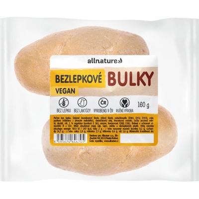 Allnature Bezlepkové bulky čerstvé 160 g