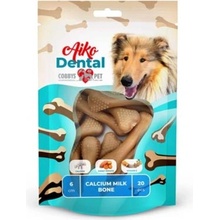 Cobbys Pet Aiko dental dual color toothbrush 10 cm medium 175 g 7 ks