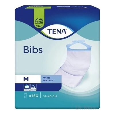 TENA Bib podbradník 1×150 ks 37 x 46 cm