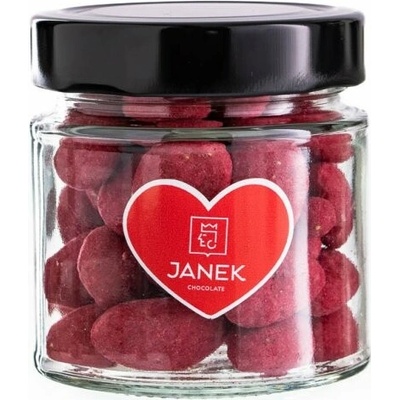 JANEK Mandle obalené v ovocné čokoládě 125 g