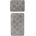 Lalee Постелка за баня Bari BAR 101, 50х120, светло сива (BAR101SIL50120/SET)