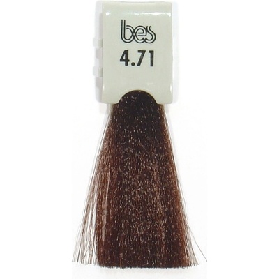 Bes Hi-Fi Hair Color 4-71 Tabáková popolavá