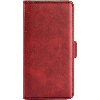 GKK Кожен Калъф с Джобове за Xiaomi 15, Wallet Book Case, Червен (5966011323182)