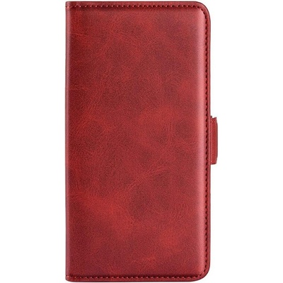 GKK Кожен Калъф с Джобове за Xiaomi 15, Wallet Book Case, Червен (5966011323182)