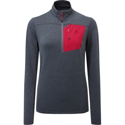 Mountain Equipment Lumiko Wmns Zip T Medieval Blue šedá