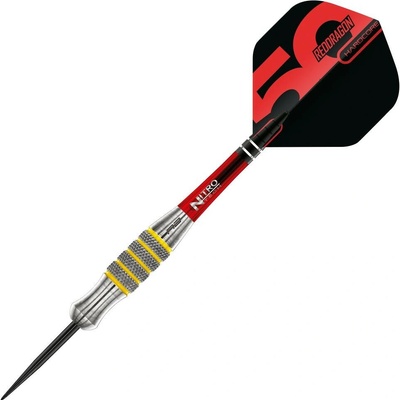 steel Red Dragon Darts 50 Years - Chunky Stumpy 7 28g, 85% wolfram