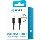 Forever DATUSBC3A1MFOBK Dátový USB-C, 1m, černý
