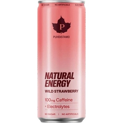 Puhdistamo Natural Energy Drink + Electrolytes 330 ml