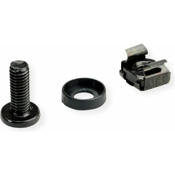 Image 1 of Roline Крепежни елементи за сървърен шкаф, комплект, m6, черни, 100 бр (26.50.5005)