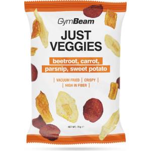 GymBeam Just Veggies - Зеленчуков чипс микс 12 x 75 g