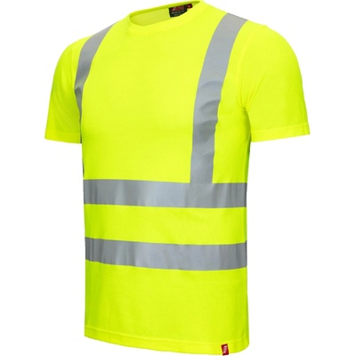 Nitras Motion Tex VIZ výstražné tričko s krátkým rukávem neonově žlutá XL