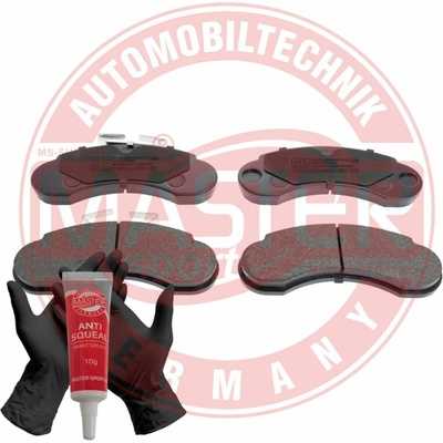 Sada brzdových platničiek kotúčovej brzdy MASTER-SPORT GERMANY 13046039452N-SET-MS