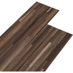 vidaXL Самозалепващи PVC дъски за под Кафяви ивици 30, 5 x 61 см 28 бр (42046430)