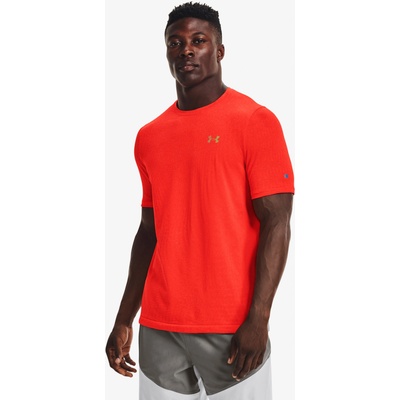 Under Armour RUSH HeatGear® Seamless Illusion Тениска Under Armour | Cherven | МЪЖЕ | XL