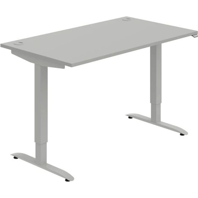 OFFICE PRO s.r.o. HOBIS výškovo nastaviteľný stôl MOTION MS 2 1400, stand.ovládanie, šedá