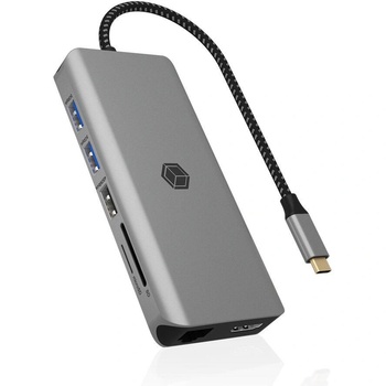 RaidSonic IB-DK4061-CPD Жичен USB 3.2 Gen 1 (3.1 Gen 1) Type-C Сив (IB-DK4061-CPD) (IB-DK4061-CPD)