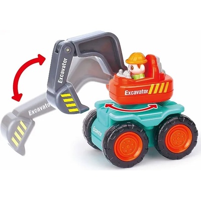 HOLA Детска играчка Hola Toys - Строителни машини, асортимент (H3116C)