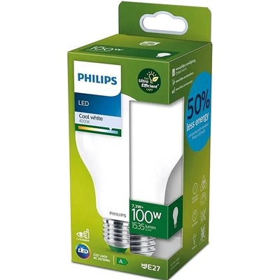 Philips LED 7,3 100 W, E27, 4000 K, mliečna, A