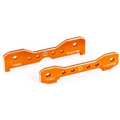 Traxxas съединител на рамената заден алуминиев оранжево анодиран (за Sledge)