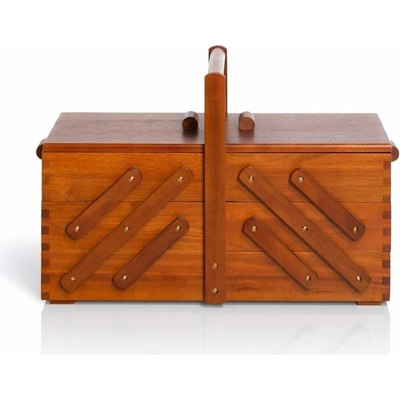 Kazeta - dřevěný košík na šicí potřeby, vel. L - tmavý - PRYM – Zbozi.Blesk.cz