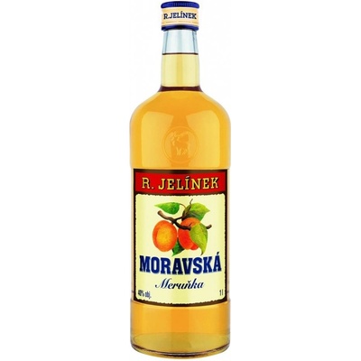 R. Jelínek Moravská meruňka 35% 1 l (holá láhev)