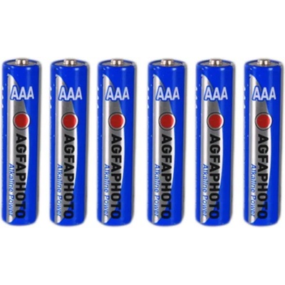 Батерии AGFA PHOTO алкaлни LR03 AAA 1.5V (6бр) - Код W4206 (W4206)