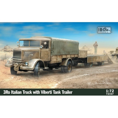 IBG 3Ro Italian Truck with Viberti Tank Trailer 1:72